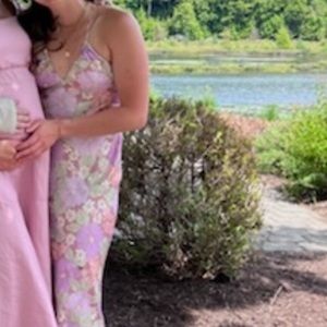 & other stories floral midi dress